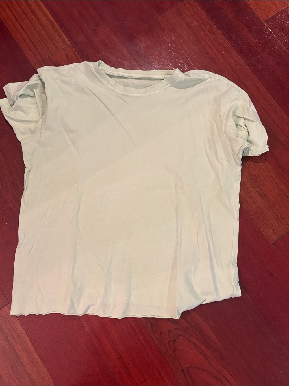American Eagle Outfitters Light Mint Short Sleeve Crew Tee